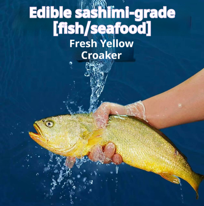 Sea-farmed yellow croaker, delivered live to your door — triple compensation for dead fish!